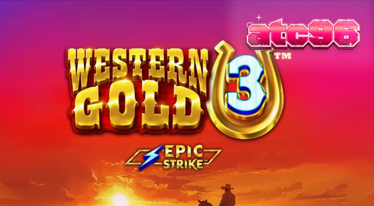 Western Gold 3 slot game interface with cowboy theme